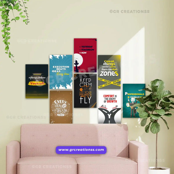 Best inspiration and Motivational wall posters | Set 02 -8 pics