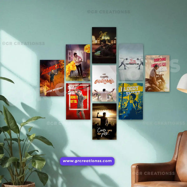 Thalapathy vijay posters | Set 01 -9pics