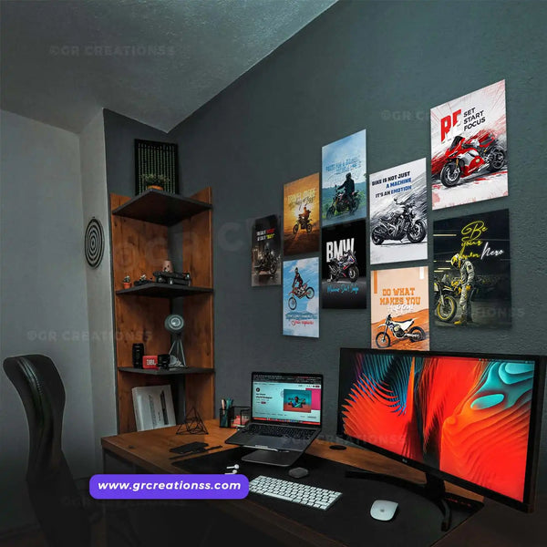 Bike wall posters for bike lovers | Set 03 -9 pics