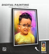 baby digital painting