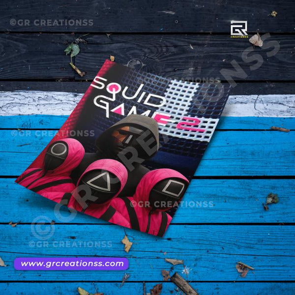 Squid Game- wall posters-GR CREATIONSS-05 | Home decor | Korean Series Posters
