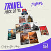 Travel - wall posters- GR CREATIONSS-Set -03 (10 pics)| Home decor | Adventure posters