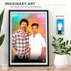 thalapathy vijay merge art painting