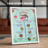 our love story frame