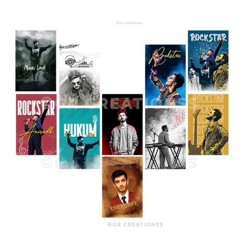 Anirudh Cinematic Portrait Poster