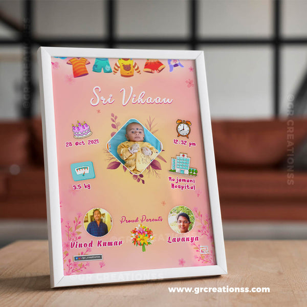 Baby birth frame for new new born