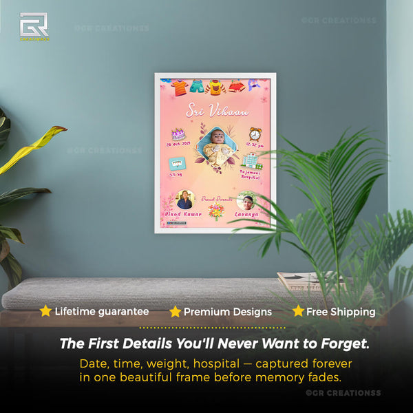 Baby birth frame for new new born online