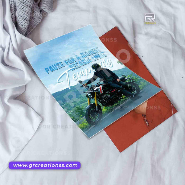 Traveller wall posters-07 | Home decor | Bike posters