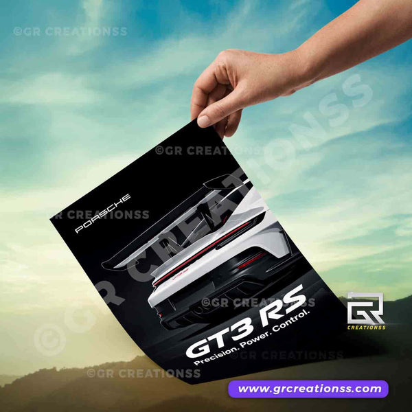 Porsche car wall posters design-05 | Home decor | Car poster for machine lovers