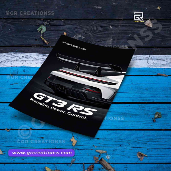 Porsche car wall posters design-05 | Home decor | Car poster for machine lovers