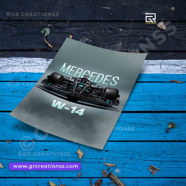 Mercedes benz car poster-07 | Home decor | Car poster for machine lovers