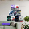Car wall poster for living room