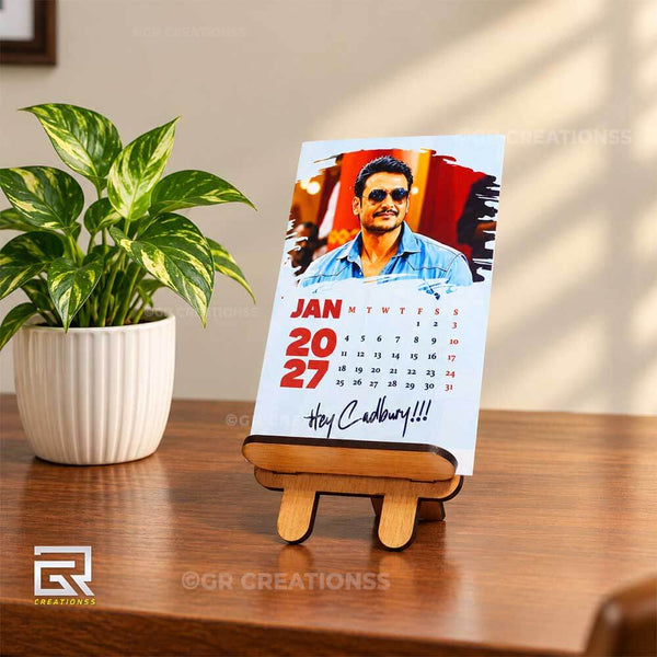 Actor Darshan theme Table Calendar 2027 Online | GR CREATIONSS