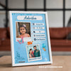 Customized baby born frame