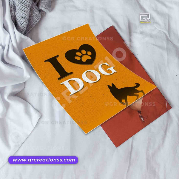 Pet wall posters -01 | Home decor | Dog / cat wall poster design Online