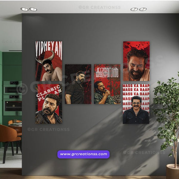 Mammooty Vintage wall poster