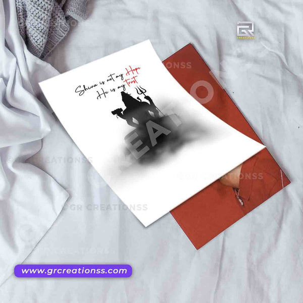 Mahadeva wall posters-02 | home decor | Hindu god wall posters online