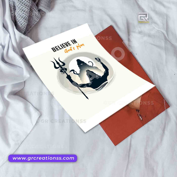 Mahadeva wall posters-06 | home decor | Hindu god wall posters online