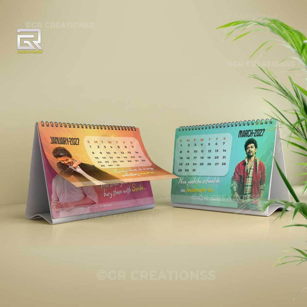 Thalapathy Vijay Table Calendar 2027 Online | GR CREATIONSS