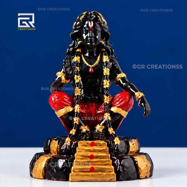 Lord Ayyappa Swamy 3D - 4 inch height by GR CREATIONSS