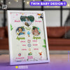 Twins baby born frame online