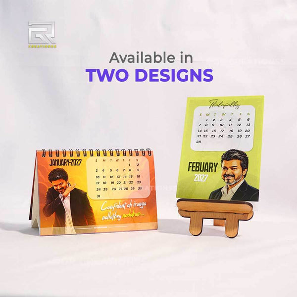Thalapathy Vijay Table Calendar 2027 Online | GR CREATIONSS