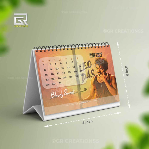 Thalapathy Vijay Table Calendar 2027 Online | GR CREATIONSS