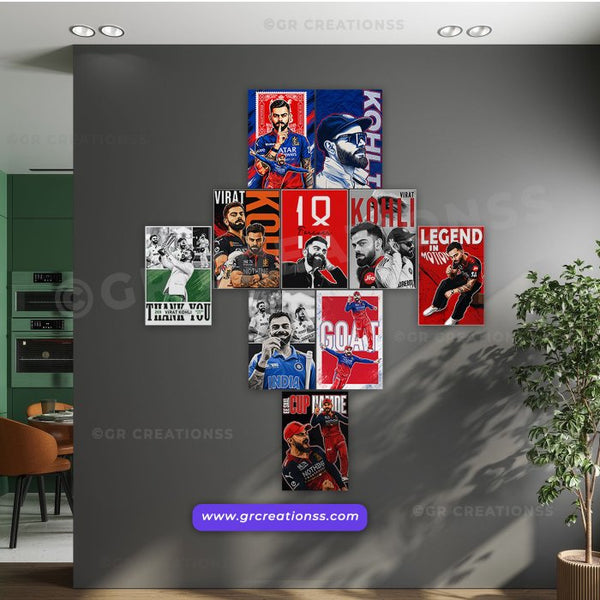 Virat Kohli Batting Posters