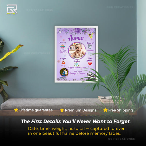 baby birth frames