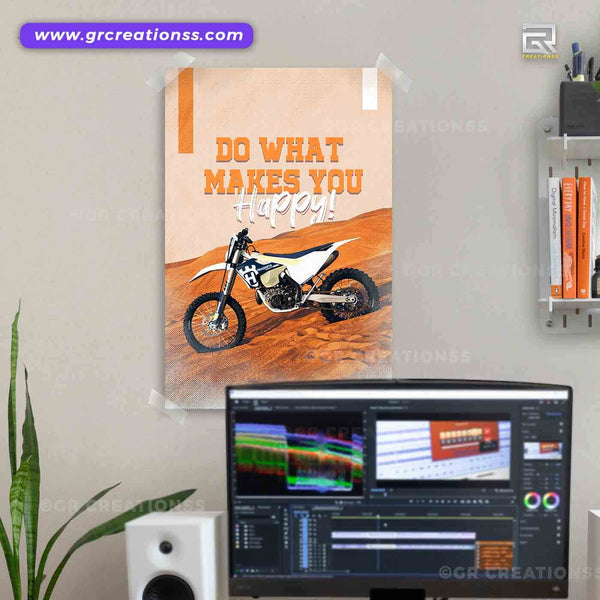 Traveller wall posters-08 | Home decor | Bike posters