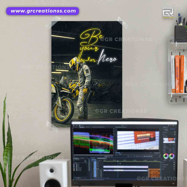 Traveller wall posters-09 | Home decor | Bike posters