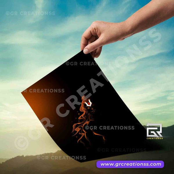 Hanuman wall posters-05 | wall decor | Hindu godwall posters