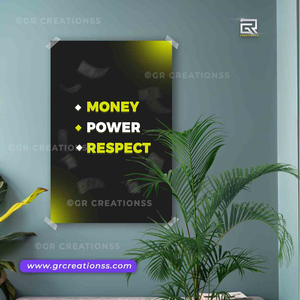 Money poster for wall-01 | home decor | Motivational wall posters