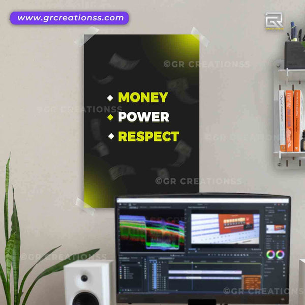 Money poster for wall-01 | home decor | Motivational wall posters