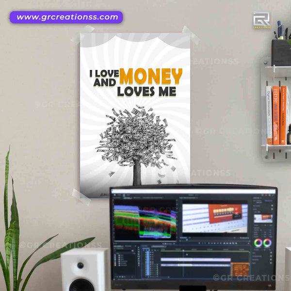 Money poster for wall-02 | home decor | Motivational wall posters