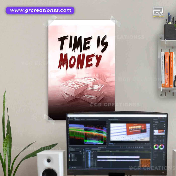 Money poster for wall-06 | home decor | Motivational wall posters