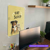 Pet wall posters -05 | Home decor | Dog / cat wall poster design Online