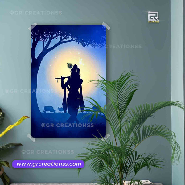 Lord krishna wall posters-04 | wall decor | Hindu god wall posters online