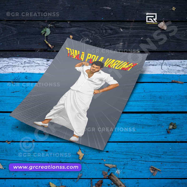 Thala ajith wall posters-04| wall decor | kollywoodposters