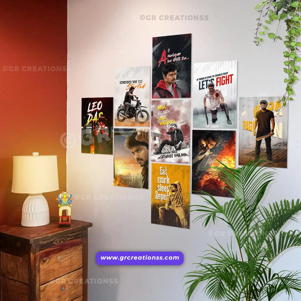 Thalapathy vijay fanmade posters | Set 02 -9pics