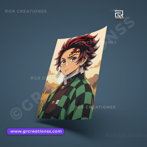 Demon Slayer - wall posters-GR CREATIONSS-01| Home decor | Anime posters