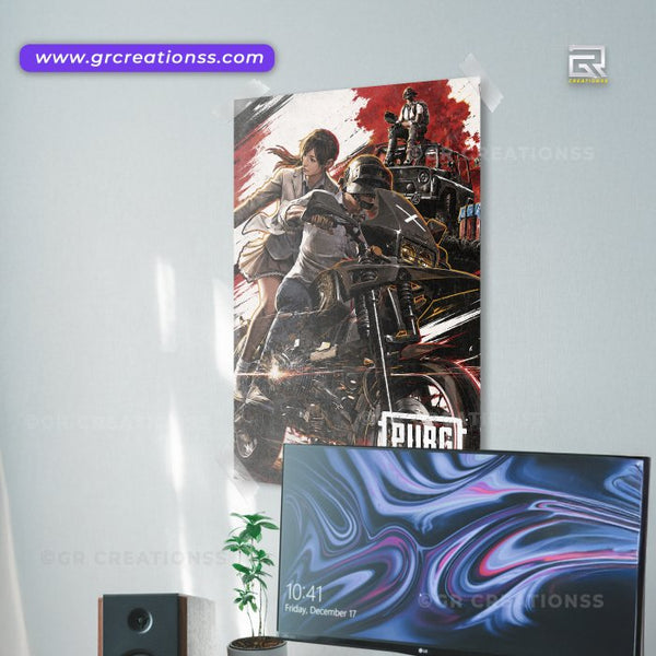 Pubg - wall posters-GR CREATIONSS-01 | Home decor | Game Posters