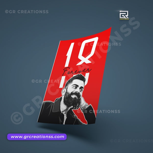 Virat Kohli - wall posters- GR CREATIONSS-01 | Home decor |Goat -18 - Cricketposters