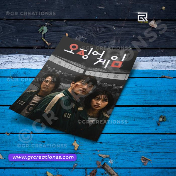 Squid Game- wall posters-GR CREATIONSS-03 | Home decor | Korean Series Posters