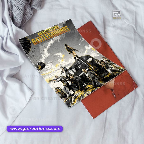 Pubg - wall posters-GR CREATIONSS-04 | Home decor | Game Posters