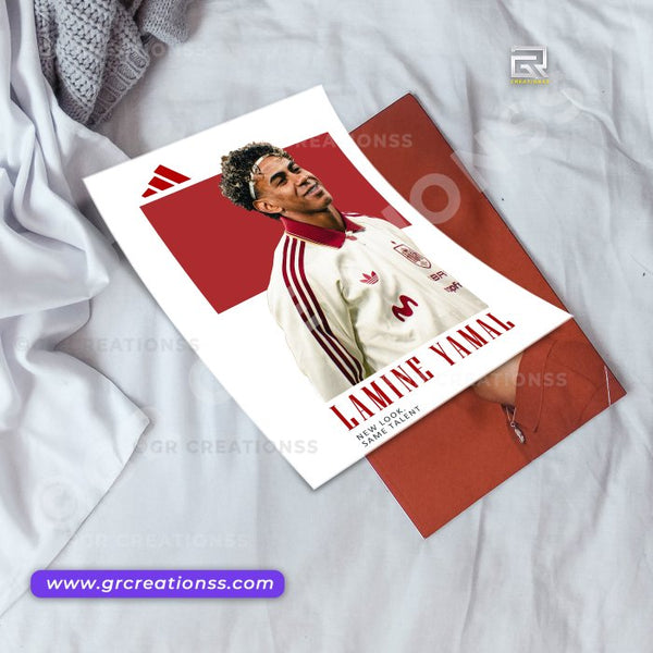 Football - wall posters- GR CREATIONSS-02 | Home decor |Lamine Yamal posters