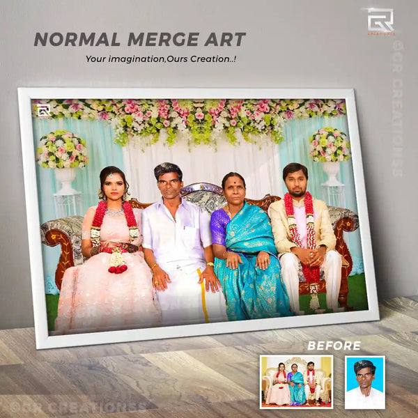 marriage realistic merge art