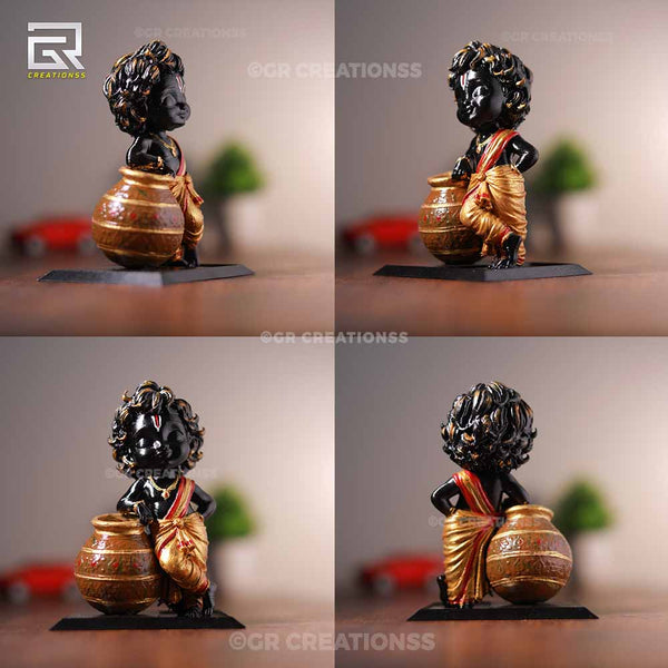 Little Krishna 3D - 4 inch height by GR CREATIONSS