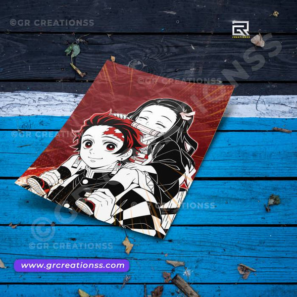 Demon Slayer - wall posters-GR CREATIONSS-02| Home decor | Anime posters