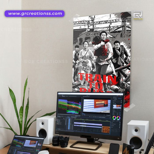 Train To Busan - wall posters-GR CREATIONSS-02 | Home decor | Korean Series Posters